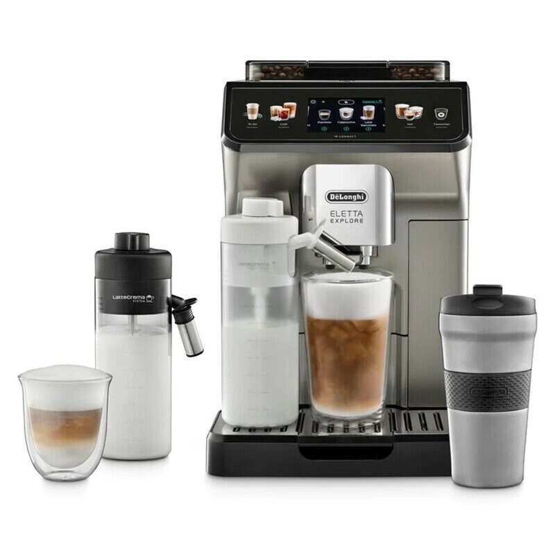 Кавомашина De'Longhi Eletta Explore ECAM 450.76.T - Кавомашини Побутові