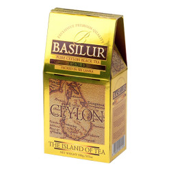 Basilur Острів Цейлон "Золотий" картон - Чай Basilur Tea (Шри-Ланка)