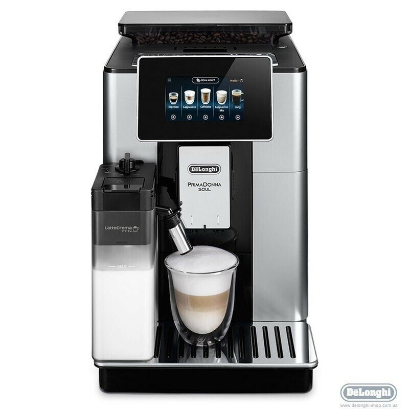 Кавомашина De'Longhi PrimaDonna Soul ECAM 610.74.MB - Кавомашини