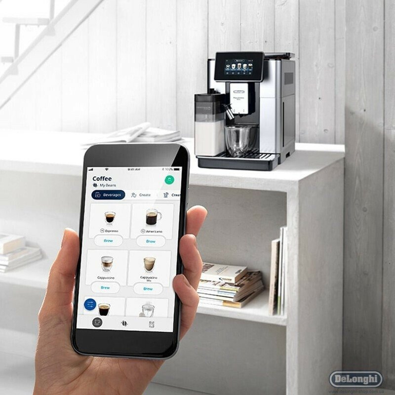 Кавомашина De'Longhi PrimaDonna Soul ECAM 610.74.MB - Кавомашини Побутові