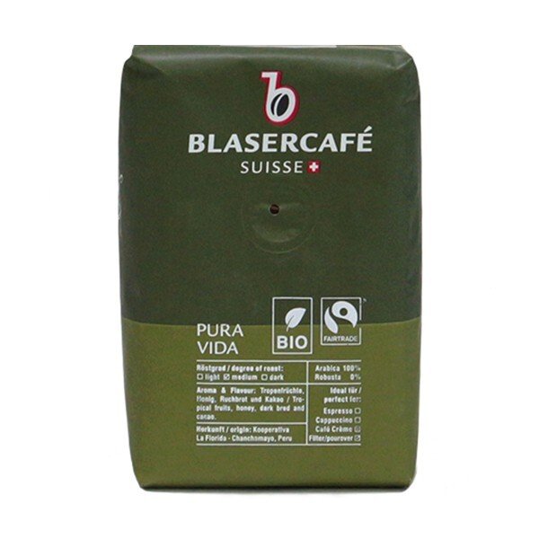 Blasercafe Pura Vida Bio (250 г) - Кава в зернах Blasercafe (250 г)
