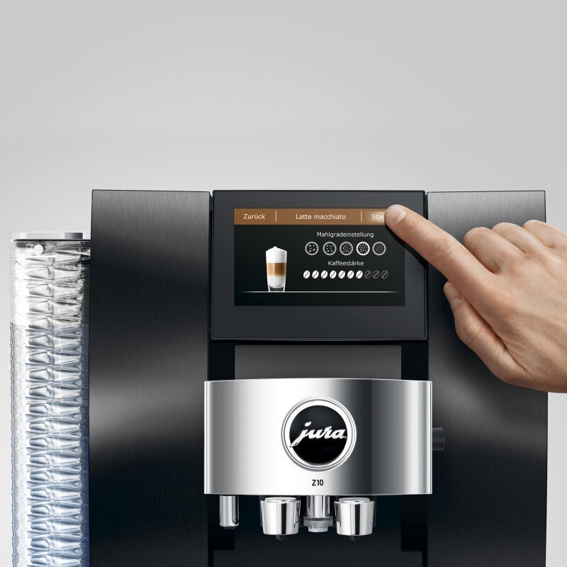 Кофемашина JURA Z10 Aluminium Dark Inox